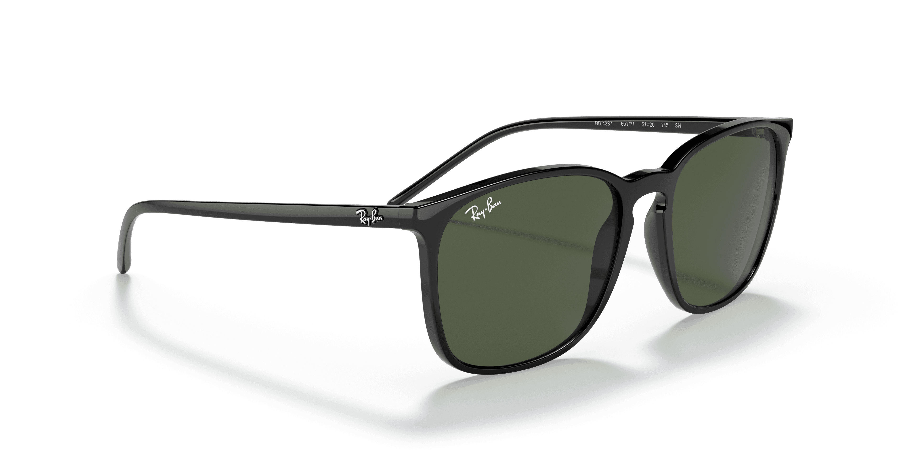 Ray-Ban RB4387 601/71 — açılı