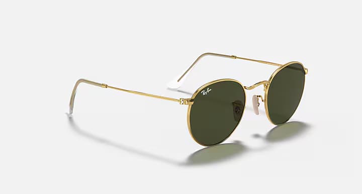 Ray-Ban ROUND METAL RB3447 001 — açılı