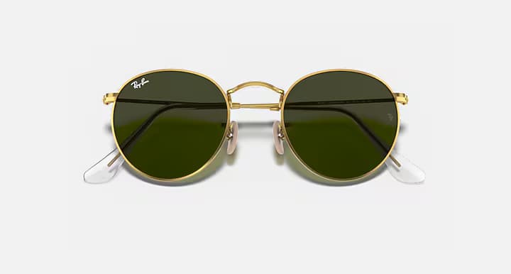 Ray-Ban ROUND METAL RB3447 001 — yakın çekim