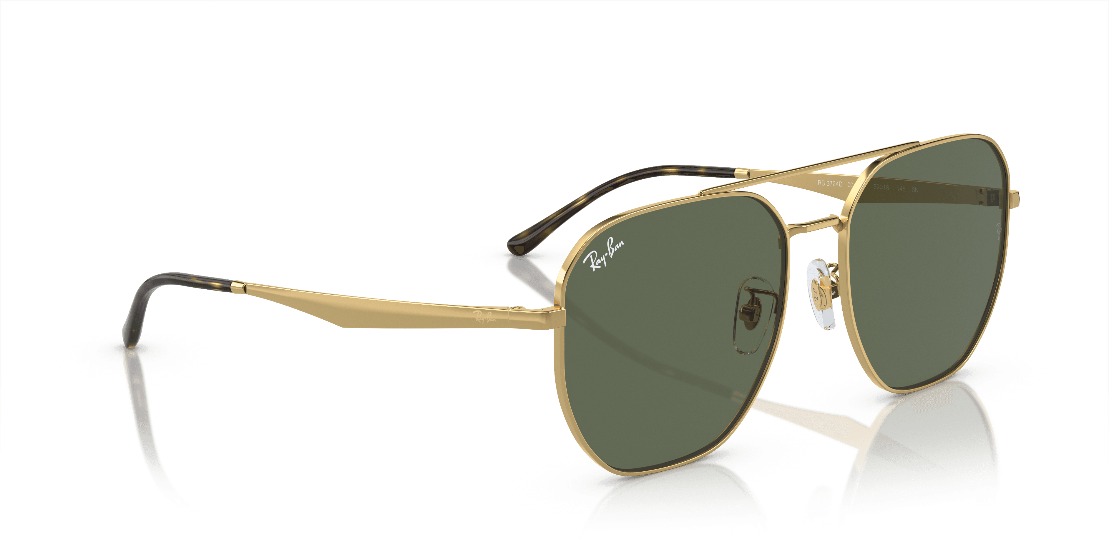 Ray-Ban RB3724D 001/71 — açılı